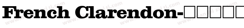 French Clarendon字体转换